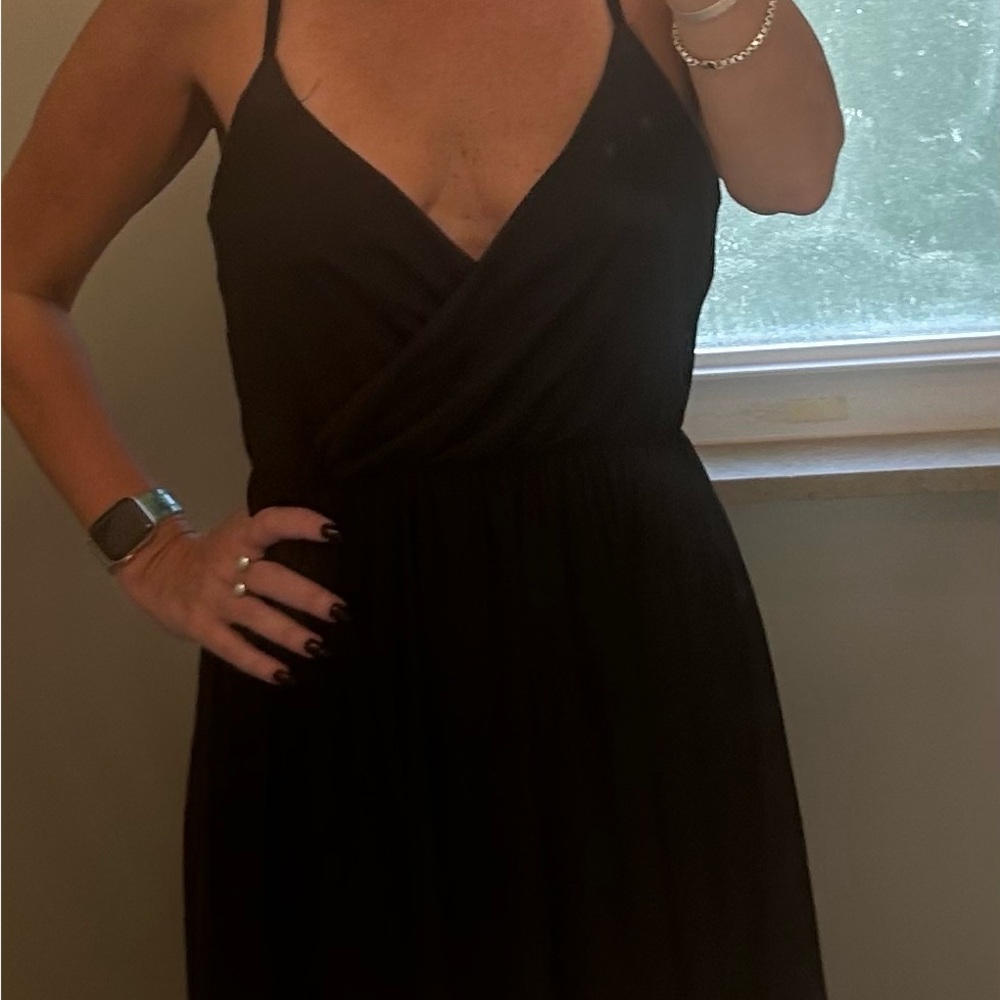 ASOS Design black maxi dress — new with tags.